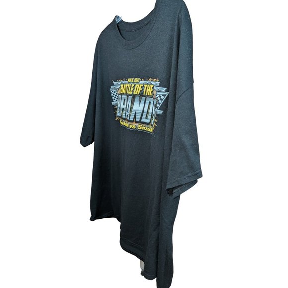 Men's Unisex 4XB Motorcycle T-Shirt Battle of the Brands Kawasaki vs Suzuki 2021 - Picture 3 of 7